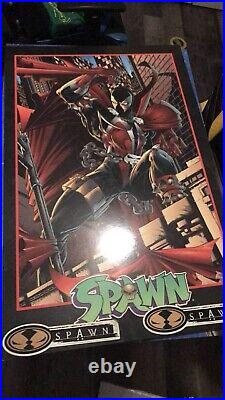 SPAWN comic Posterboard! Promotional Advertisement