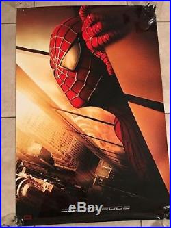 SPIDER-MAN MOVIE POSTER Recalled 1st Advance Double Sided 27x40 twin towers