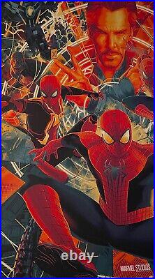 SPIDER-MAN NO WAY HOME Mondo poster Peter Three Variant MATT TAYLOR Marvel