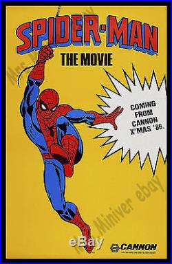 SPIDER-MAN THE MOVIE Never Made James Cameron MOVIE CENSORED WITHDRAWN POSTER