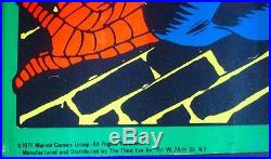 SPIDERMAN THWIPP MARVEL THIRD EYE Black light poster TE 4016 Gil Kane