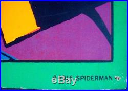 SPIDERMAN THWIPP MARVEL THIRD EYE Black light poster TE 4016 Gil Kane