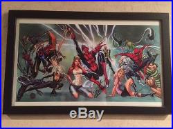 STAN LEE SIGNED! Spider-Man 14x25 Lithograph Excelsior Approved DCC 2016