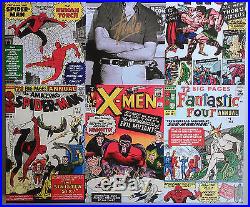 STAN LEE Signed Huge 20x30 Canvas Art AMAZING SPIDER-MAN Annual 1 X-Men Avengers
