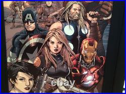 STAN LEE signed AVENGERS Marvel ORIGINAL COMIC Artwork THOR IRON MAN ANT fr