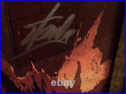 STAN LEE signed BLACK WIDOW Marvel ORIGINAL COMIC Artwork CANVAS AVENGERS COA