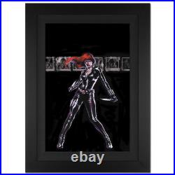 STAN LEE signed BLACK WIDOW Marvel ORIGINAL COMIC Artwork Dell'otto AVENGERS