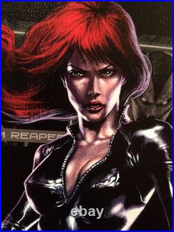 STAN LEE signed BLACK WIDOW Marvel ORIGINAL COMIC Artwork Dell'otto AVENGERS STAN LEE signed BLACK WIDOW Marvel ORIGINAL COMIC Artwork Dell'otto AVENGERS