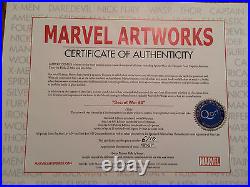 STAN LEE signed BLACK WIDOW Marvel ORIGINAL COMIC Artwork Dell'otto AVENGERS