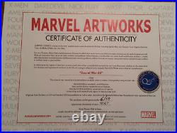 STAN LEE signed BLACK WIDOW Marvel ORIGINAL COMIC Artwork Dell'otto AVENGERS