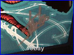 STAN LEE signed SPIDER-MAN Marvel ORIGINAL COMIC CANVAS J SCOTT CAMPBELL fr