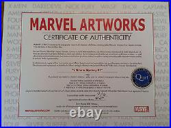 STAN LEE signed SPIDER-MAN Marvel ORIGINAL COMIC CANVAS J SCOTT CAMPBELL fr