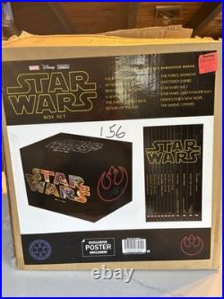 STAR WARS Hardcover Box Set Marvel Graphic Novel 12 Books & Poster MOVIES + 2017