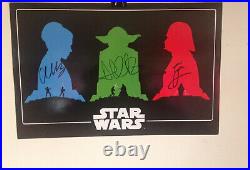 STAR WARS Poster Disney Lucas Film Press Comic Con 2015 Books Trilogy Autograph