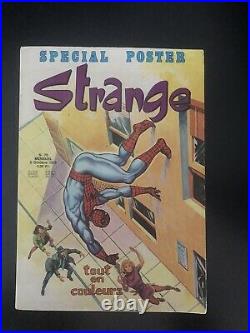 STRANGE N° 70 poster SPIDERMAN Attaché Encarté E. O LUG 1975