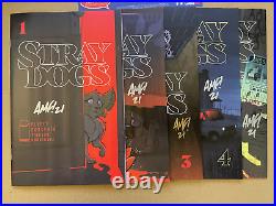 STRAY DOGS #1-5 Full A/B Horror Covers 1st Prints + Missing Poster Set 15 Books