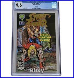 STREET FIGHTER #2 Gold Edition With Poster CGC 9.6 Malibu Comics 1993 (4619719011)