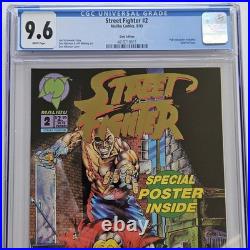 STREET FIGHTER #2 Gold Edition With Poster CGC 9.6 Malibu Comics 1993 (4619719011)