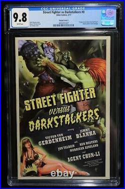 STREET FIGHTER vs DARKSTALKERS #0 CGC 9.8 WP VARIANT C MOVIE POSTER COVER