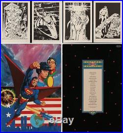 SUPERMAN 400 PORTFOLIO (16 plates) 1984 NM KIRBY CHAYKIN MOEBIUS WRIGHTSON DITKO