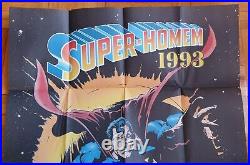 SUPERMAN #42 Day of Krypton Man Saga with BIG POSTER/CALENDAR Brazilian Comics