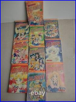 Sailormoon Comics World Books 1-10 With Posters