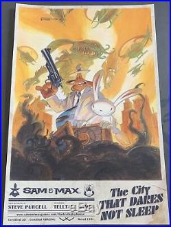 Sam & Max Devil's Playhouse Poster Print Set Steve Purcell TELLTALE Lucasarts