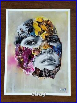 Sandra Chevrier La Cage Beatitude Ravageuse Triptych Poster SET S/N x/100 with COA