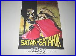 Satanik Portfolio Litografie + Poster Manifesto Luigi Corteggi Autografato