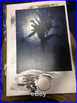 Sdcc 2016 Aliens 30th Art Poster Print Signed & Sketch By Whilce Portacio