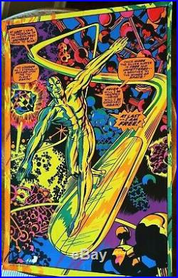 Set of 3 Third Eye Marvel Posters psychedelic 1970's Silver Surfer FF