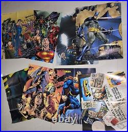 Set of 9 DC Comics Batman Robin Superman Flash Large size Posters 20.4 X 16.5