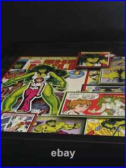 She-Hulk Custom Comic Book Shadow Box Artwork 11x14 Hulk She-Hulk Custom Comic Book Shadow Box Artwork 11x14 Hulk