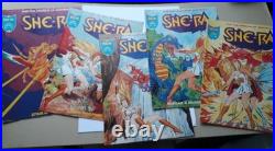 She-Ra Princess of Power X5 COMICS 1,2,3,4, 5 has poster 1986 London Editions