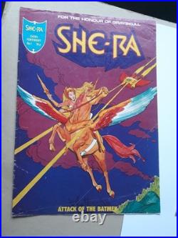 She-Ra Princess of Power X5 COMICS 1,2,3,4, 5 has poster 1986 London Editions