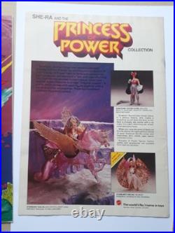 She-Ra Princess of Power X5 COMICS 1,2,3,4, 5 has poster 1986 London Editions