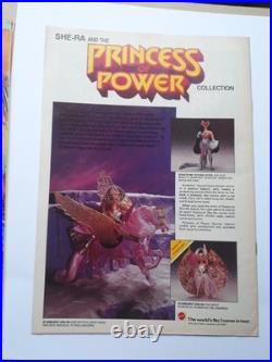 She-Ra Princess of Power X5 COMICS 1,2,3,4, 5 has poster 1986 London Editions