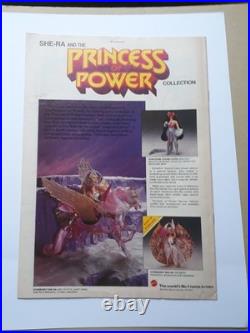 She-Ra Princess of Power X5 COMICS 1,2,3,4, 5 has poster 1986 London Editions