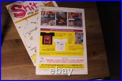 Shit the Dog Poster Magazine #1 #2 #3 #4 UK 1997 Authentic Comic Book Lot BISLEY
