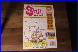 Shit the Dog Poster Magazine #1 #2 #3 #4 UK 1997 Authentic Comic Book Lot BISLEY