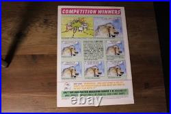 Shit the Dog Poster Magazine #1 #2 #3 #4 UK 1997 Authentic Comic Book Lot BISLEY
