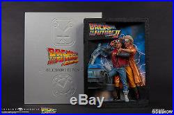 Sideshow BACK TO THE FUTURE Marty Mcfly Sculpted Movie Poster & History Edition