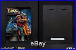 Sideshow BACK TO THE FUTURE Marty Mcfly Sculpted Movie Poster & History Edition
