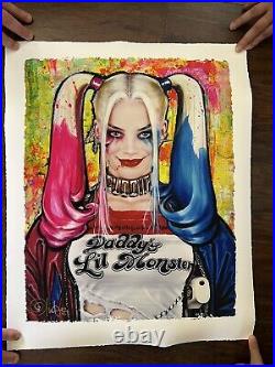 Sideshow Harley Quinn Daddy's Lil Monster Signed Olivia DeBerardinis #212/400