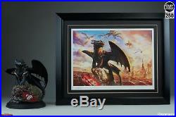 Sideshow SOLD OUT (NEW) Art Print Toothless How to Train your Dragon #94/250