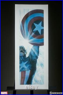 Sideshow Superman & Captain America Print Set SIGNED ALEX ROSS POSTER LITHOGRAPH