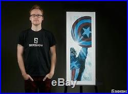 Sideshow Superman and Captain America Alex Ross Print