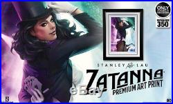 Sideshow ZATANNA LE Art Print FRAMED Brand New #69/350 SOLD OUT