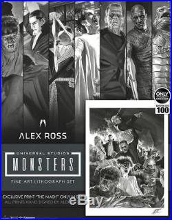 Sideshow and Alex Ross Art Universal Monsters from comic book legendunframed