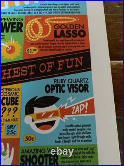 Signed Dave Perillo Treasure Chest of Fun Marvel DC Comics Book Ad LE Print